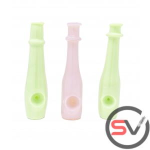 NEON SLIME PADDLE HAND PIPE 5inch 3CT/PK